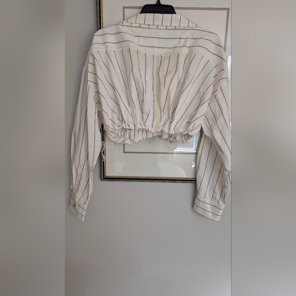 ASOS BNWT Cropped Button Down Top - Picture 3 of 6